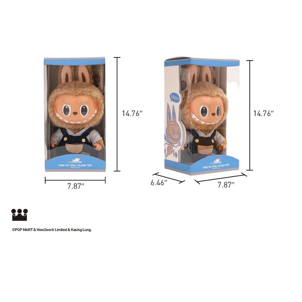 Labubu Time to Chill Pop Mart Plush Collectible Toy Authentic - Picture 10 of 12
